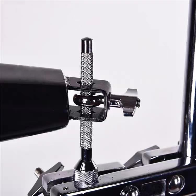MOONBACK 7 Inch Cowbell And Cowbell Clamp, Cowbell Holder Percussion Accessory, Adjustable Drum Cowbell Mount for Bass Drum Hoop Up or Down Drum Stick - Image 4